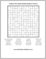 Under the Hood Printable Word Search Puzzle | Word Search Addict